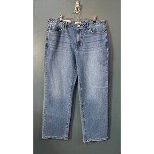 NWT Seven 7 Jeans Women's 14 Loose Straight Jenas, High Rise